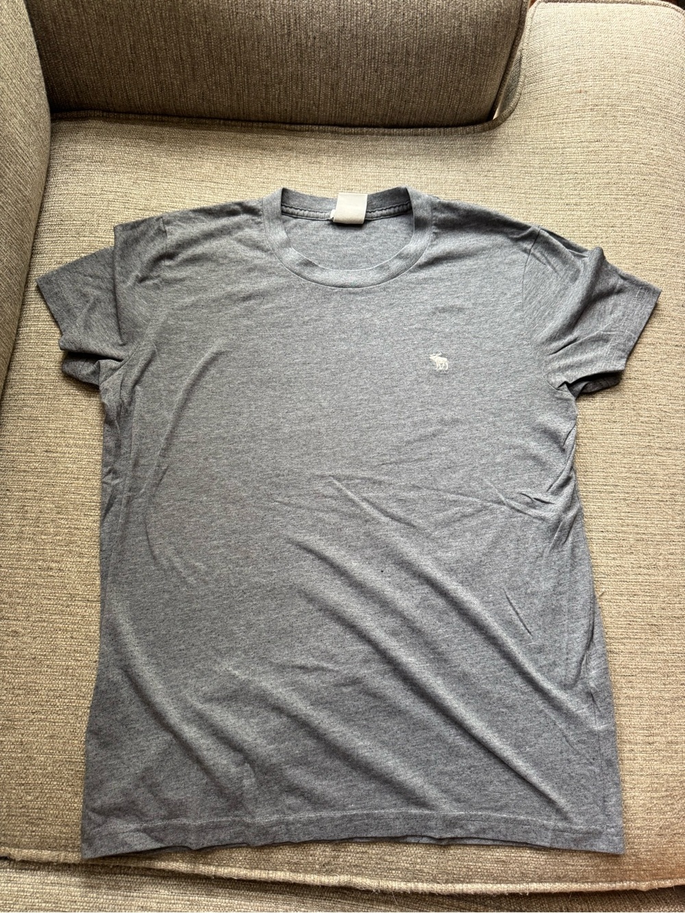 Classic Men's Gray Crewneck T-Shirt